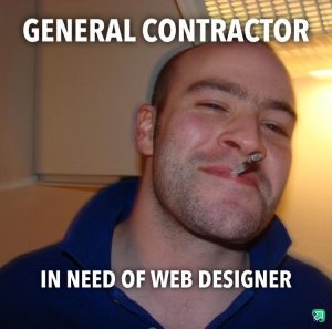 contractor website design